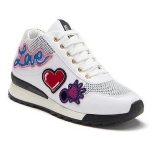 LOVE Moschino Patch Sneaker White